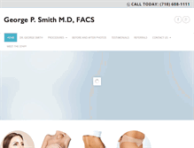 Tablet Screenshot of drsmithplasticsurgeon.com